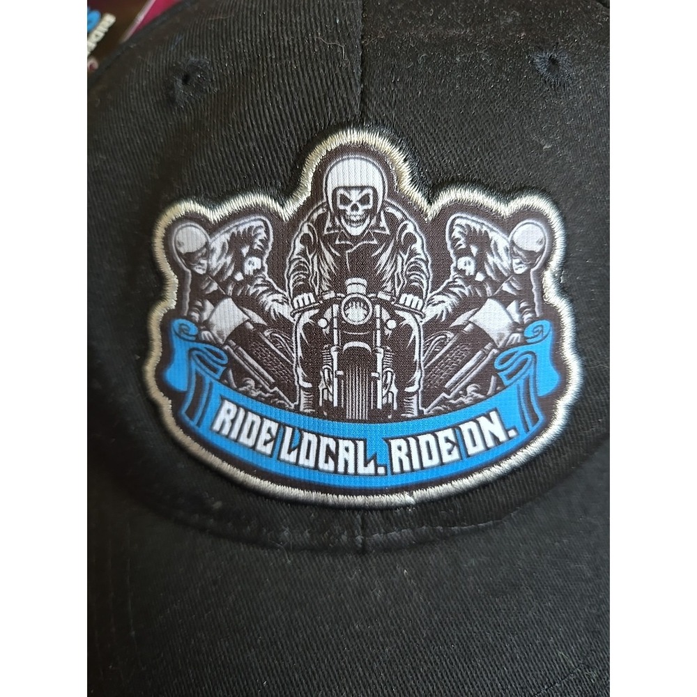 Allstate‎ "Ride Local Ride On" Baseball Hat Cap Black Adjustable NWT